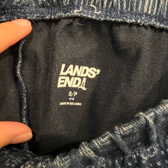 Lands' End Women's Sport Knit High Rise Elastic Waist Pull On Shorts - Picture 7 of 7